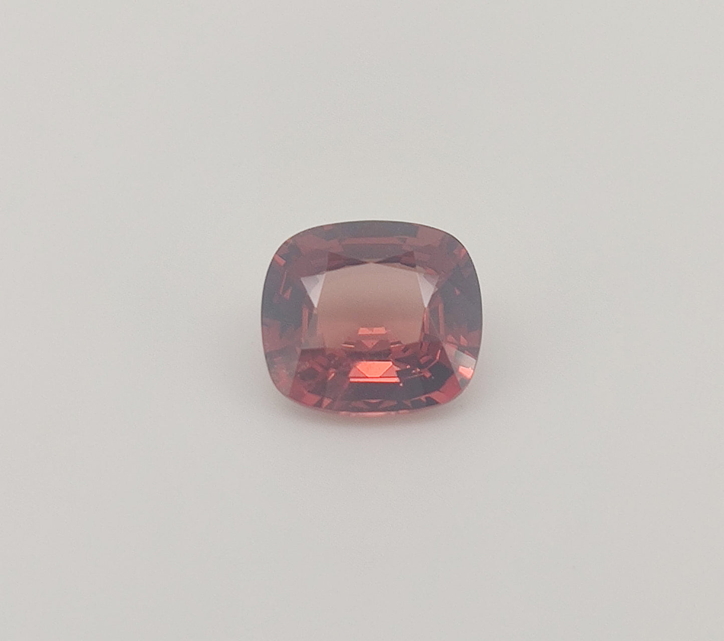 Unheated Natural Orange Spinel Cushion Cut 3.59 Carats, Burma