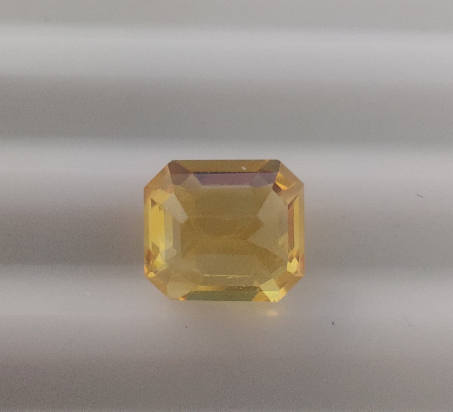 Heated Natural Yellow Sapphire Cushion Cut 1.50 Carats, Sri Lanka
