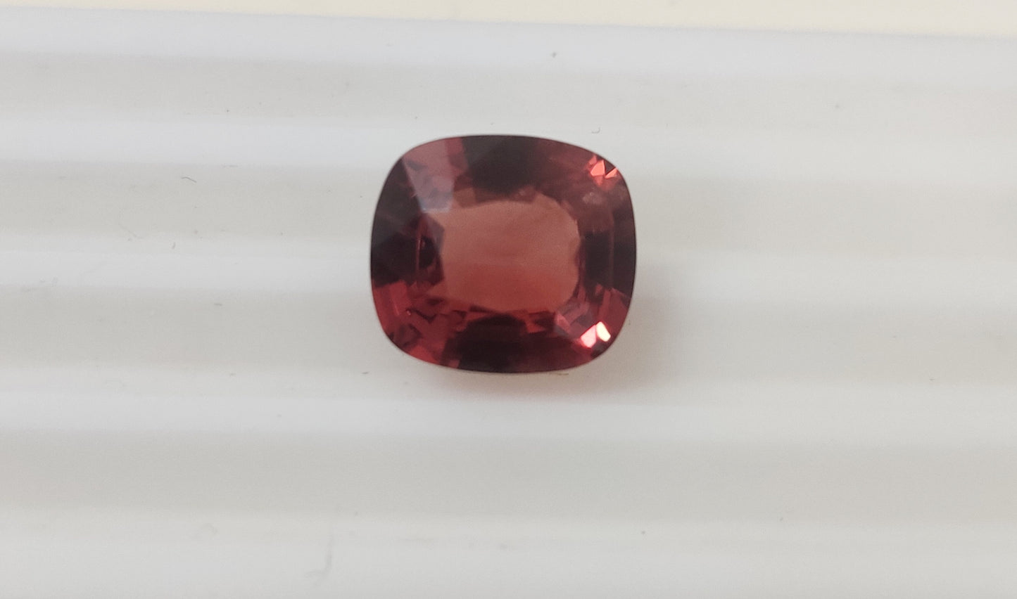 Unheated Natural Orange Spinel Cushion Cut 3.59 Carats, Burma