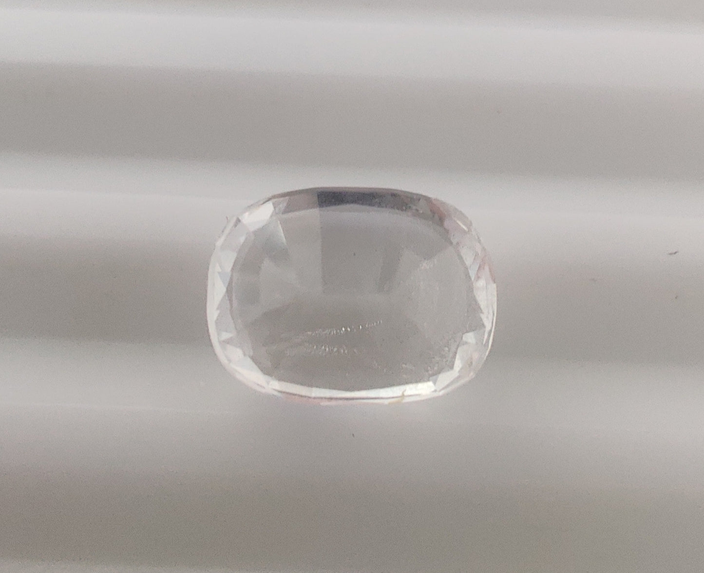 Heated Natural White Sapphire Oval Cut 2.06 Carats, Sri Lanka